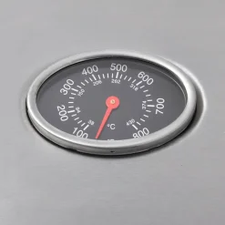 vidaXL Gasbarbecue 4+1 kookzone zilver
