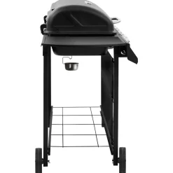 vidaXL Gasbarbecue met 6 branders zwart