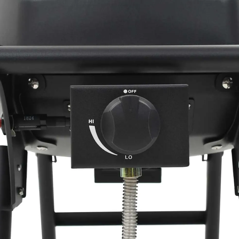 vidaXL Gasbarbecue met kookzone zwart