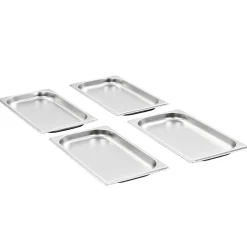 vidaXL Gastronormbakken 12 st GN 1/3 20 mm roestvrij staal