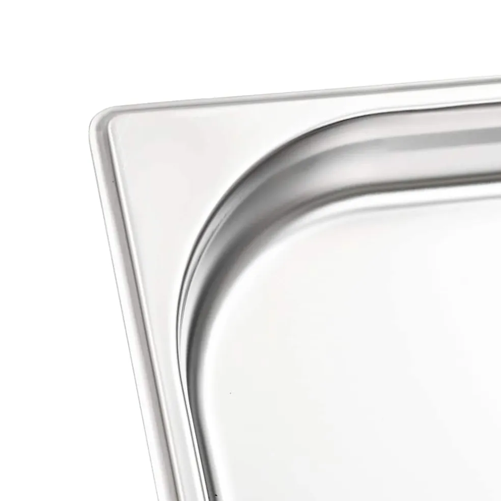 vidaXL Gastronormbakken 12 st GN 1/4 20 mm roestvrij staal