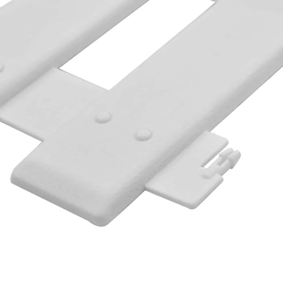 vidaXL Gazonranden 25 st 10 m PP wit