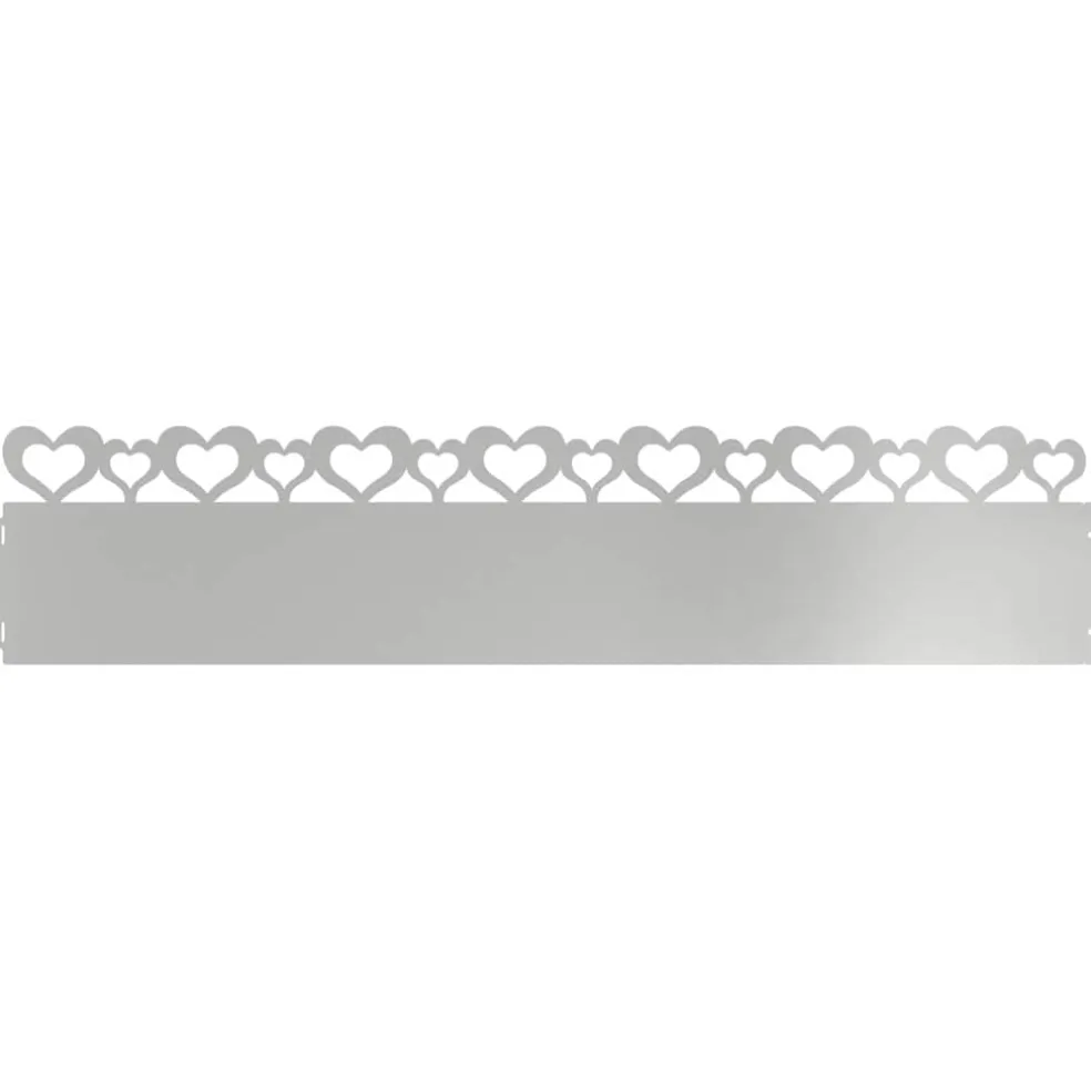 vidaXL Gazonranden 10 st 103 x 0,05 x 22 cm Gegalvaniseerd staal