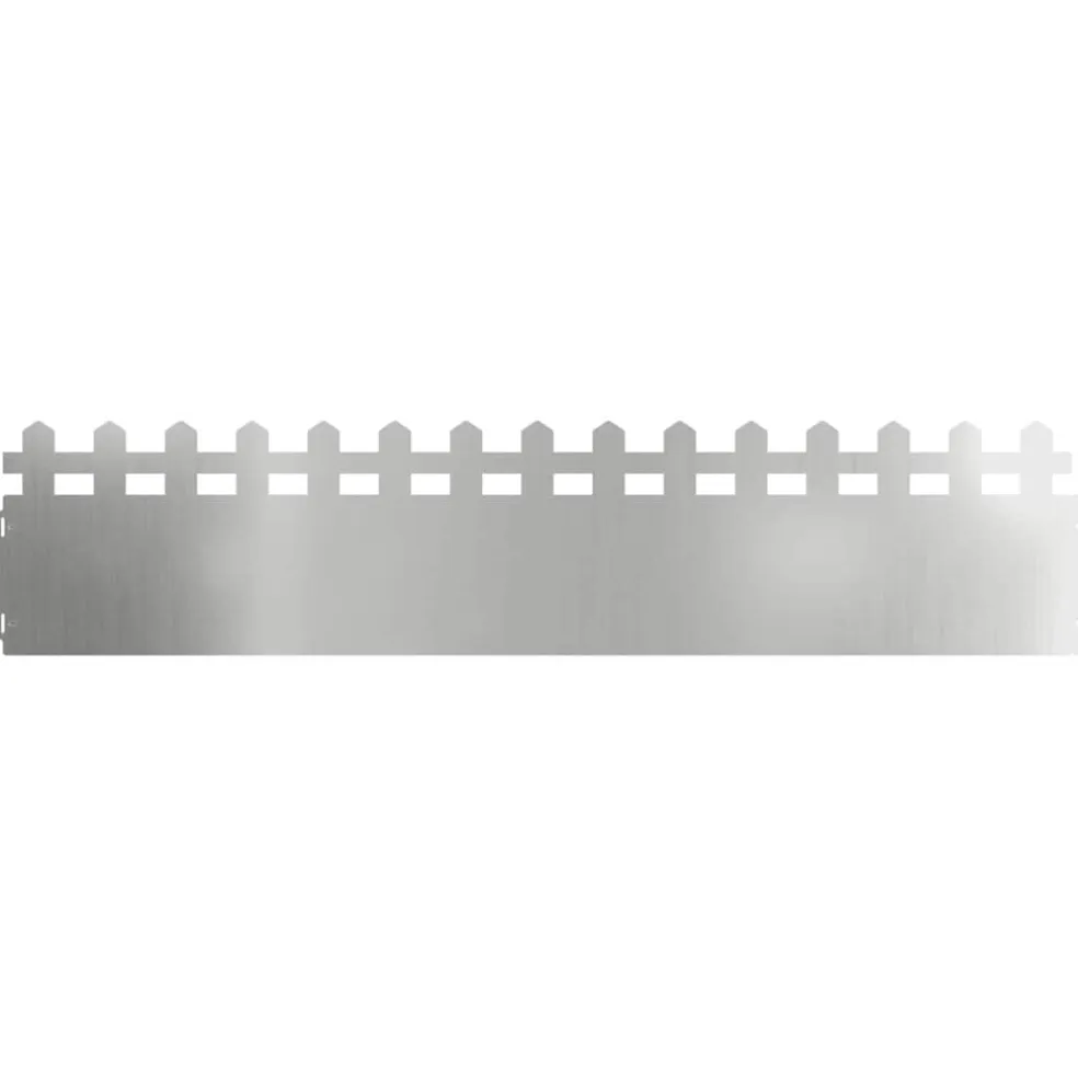 vidaXL Gazonranden 10 st 103 x 0,05 x 22 cm Gegalvaniseerd staal