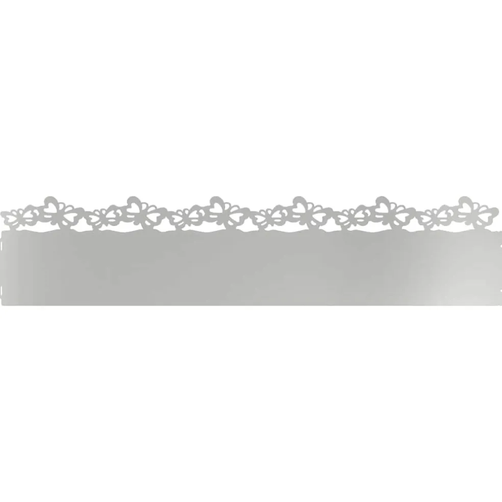 vidaXL Gazonranden 10 st 103 x 0,05 x 22 cm Gegalvaniseerd staal