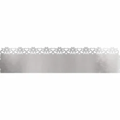 vidaXL Gazonranden 10 st 103 x 0,05 x 22 cm Roestvrij staal zilver