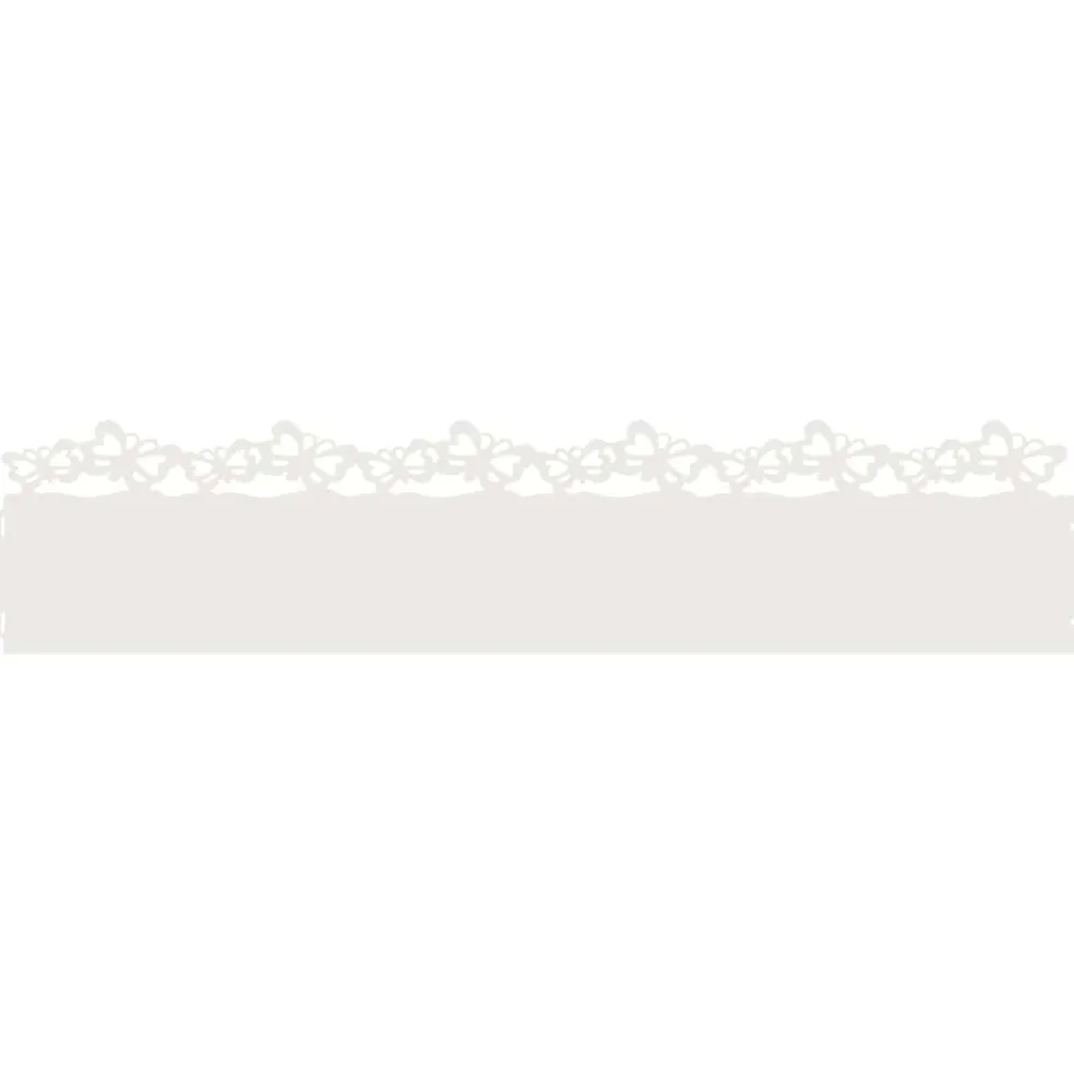 vidaXL Gazonranden 10 st 103 x 0,05 x 22 cm Staal Wit