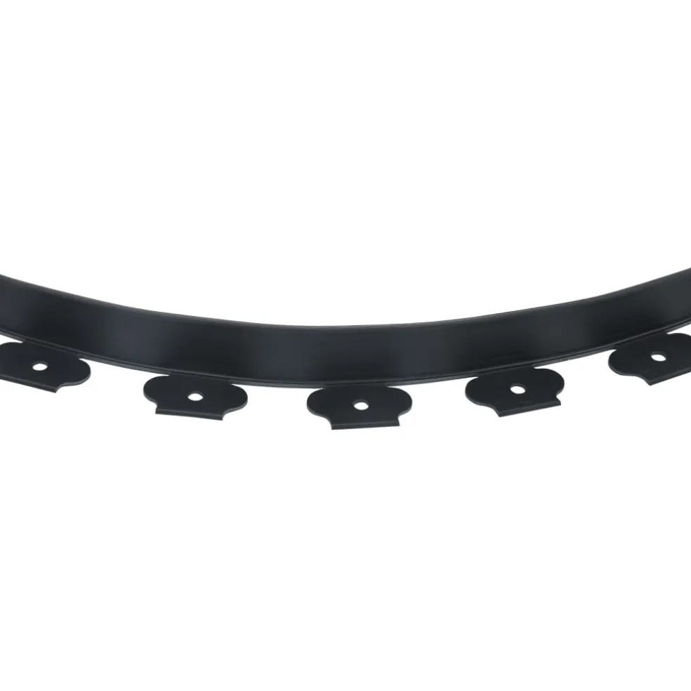 vidaXL Gazonrand flexibel met 30 pinnen 10 m 5 cm