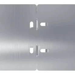 vidaXL Gazonrand 10 st 10 x 103 cm Gegalvaniseerd staal zilver