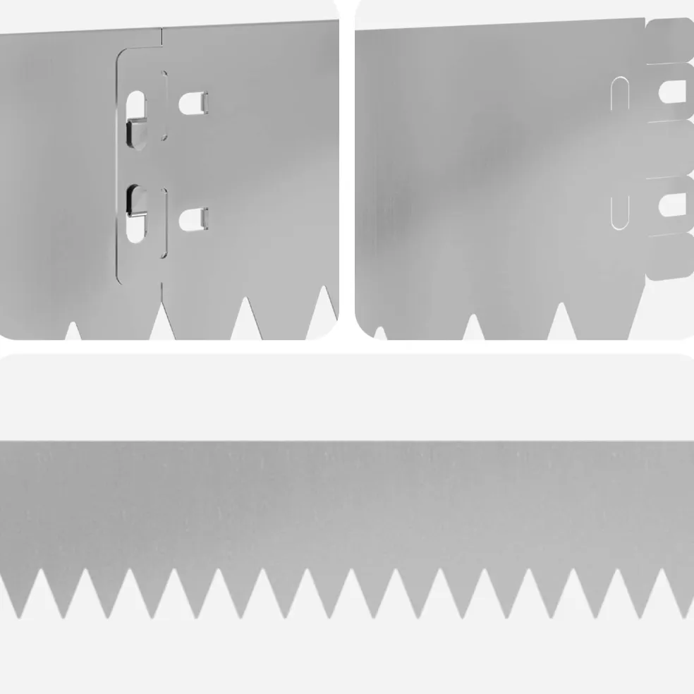 vidaXL Gazonrand 10 st 103 x 10 cm Staal zilver