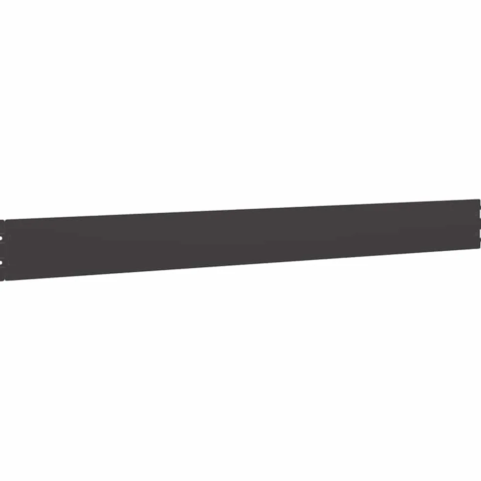vidaXL Gazonrand 10 st 10 x 103 cm Staal Zwart