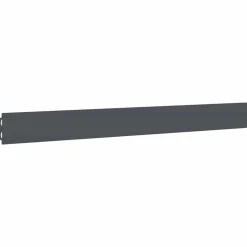 vidaXL Gazonrand 10 st 10 x 103 cm Staal Antraciet