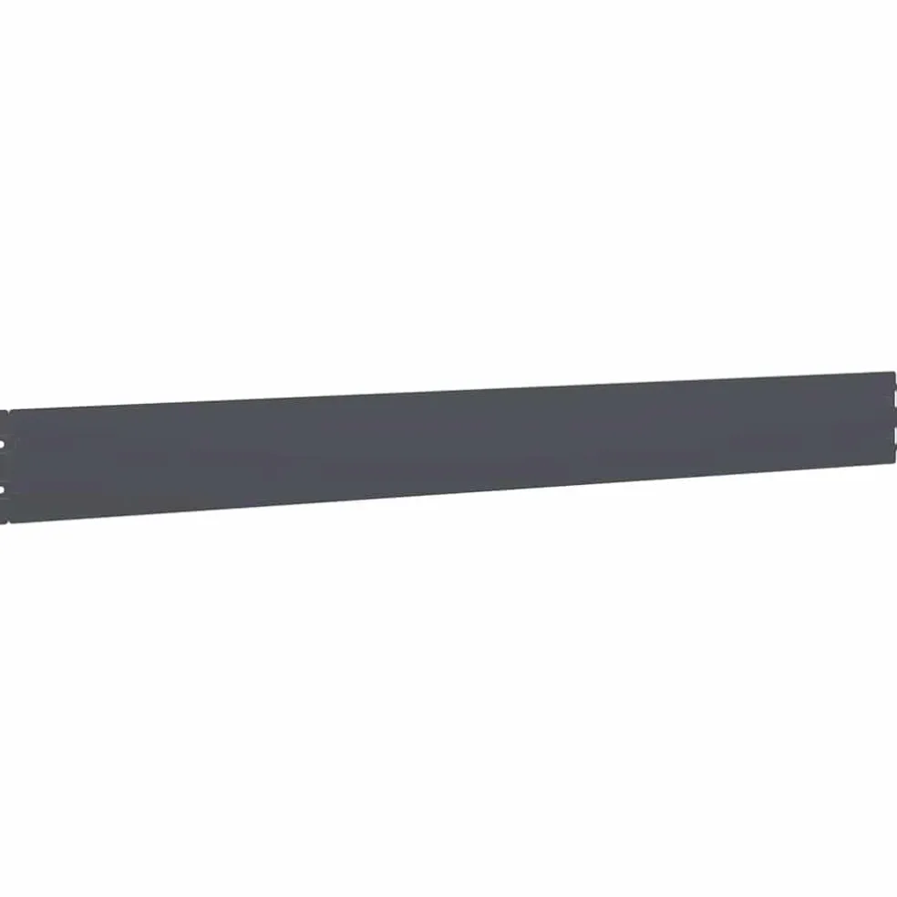 vidaXL Gazonrand 10 st 10 x 103 cm Staal Antraciet