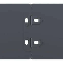 vidaXL Gazonrand 10 st 10 x 103 cm Staal Antraciet