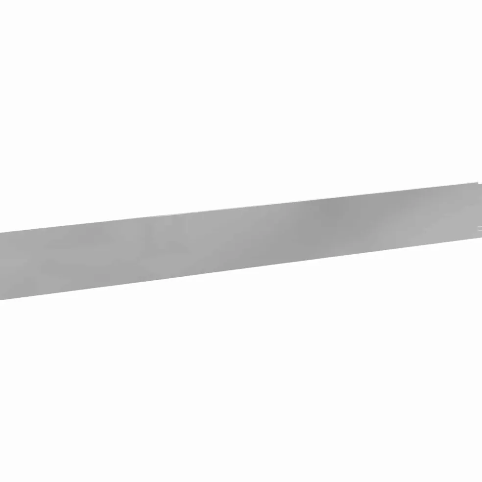 vidaXL Gazonrand 10 st 100 x 12 cm Staal zilver