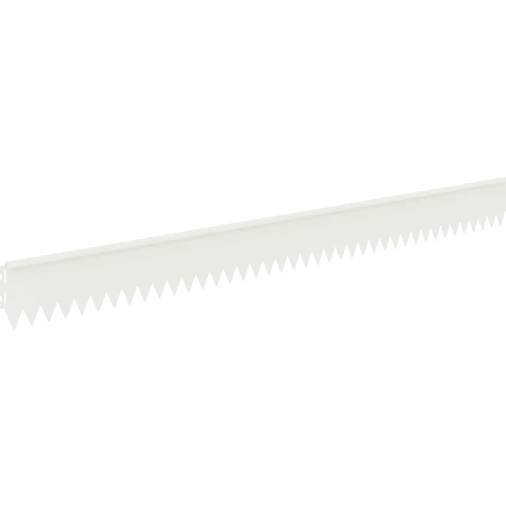 vidaXL Gazonrand 10 st 103 x 10 cm Staal Wit