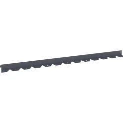 vidaXL Gazonrand 10 st 102 x 4 x 4 cm Staal Antracietkleurig
