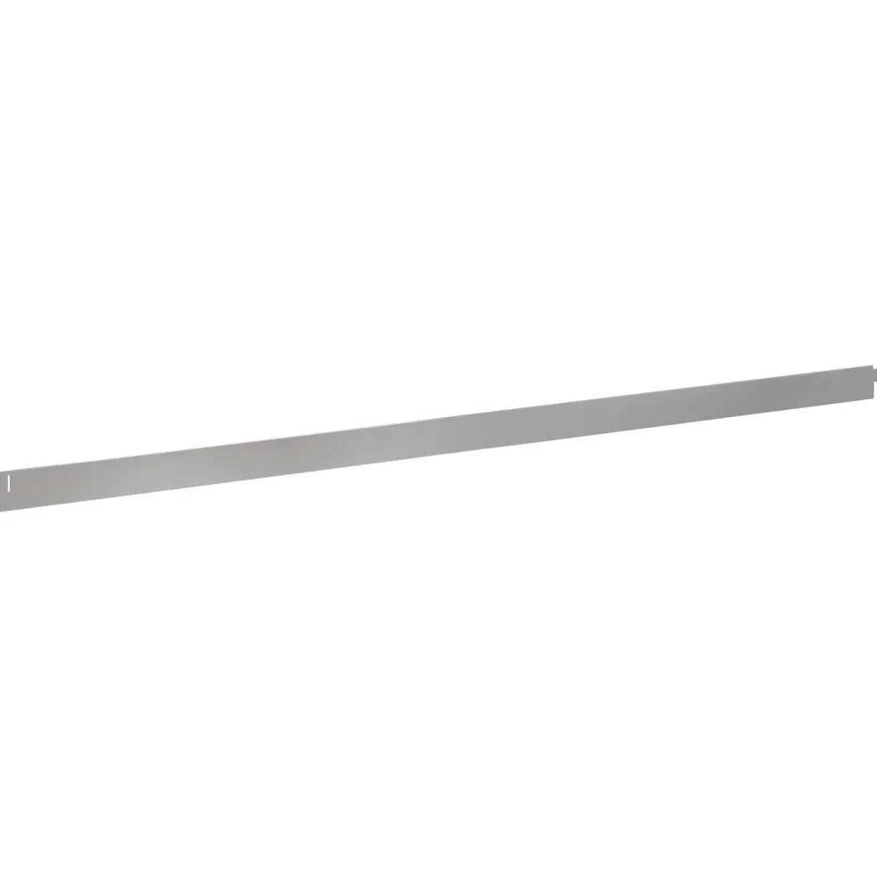 vidaXL Gazonrand 10 st 102 x 4 x 4 cm Staal Wit