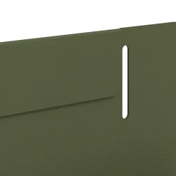 vidaXL Gazonrand 10 st 102 x 4 x 4 cm Staal Olijfgroen