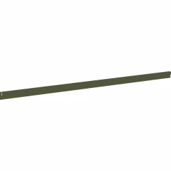 vidaXL Gazonrand 10 st 102 x 4 x 4 cm Staal Olijfgroen