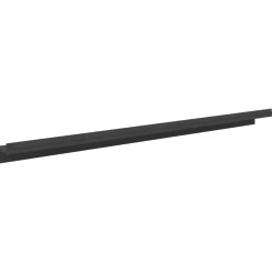 vidaXL Gazonrand 10 st 100 x 10 x 8 cm Staal Zwart