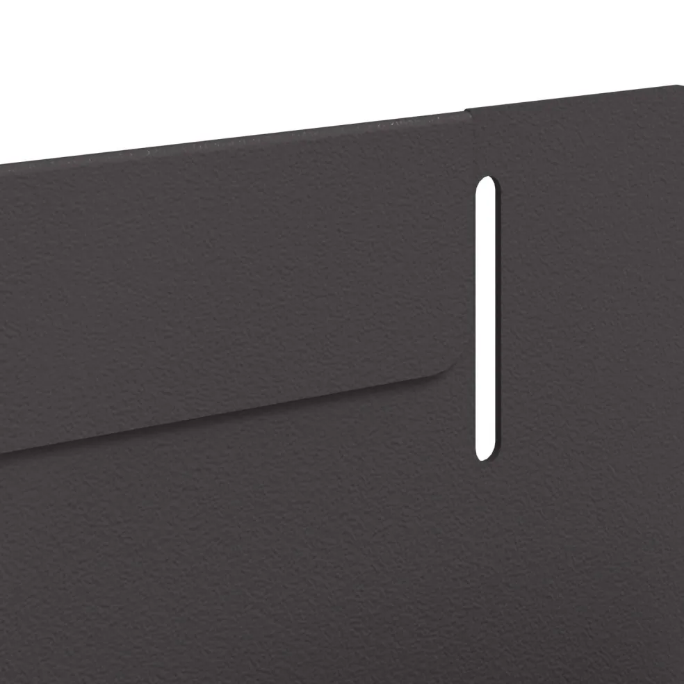vidaXL Gazonrand 10 st 102 x 4 x 4 cm Staal Zwart