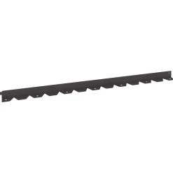vidaXL Gazonrand 10 st 102 x 4 x 4 cm Staal Zwart
