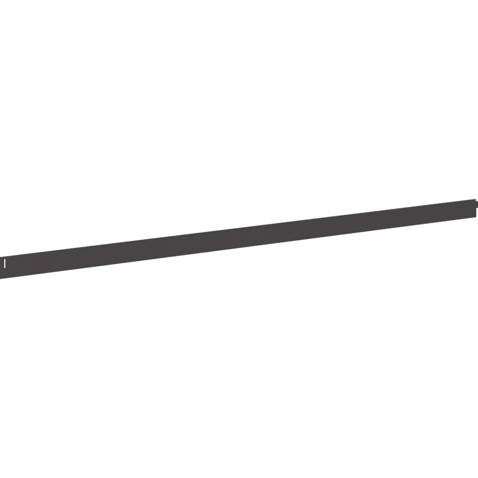 vidaXL Gazonrand 10 st 102 x 4 x 4 cm Staal Zwart