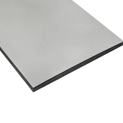vidaXL Gazonrand 40 x 40 x 13 cm Gegalvaniseerd staal zilver