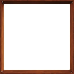 vidaXL Gazonrand 40 x 40 x 13 cm Roestkleurig