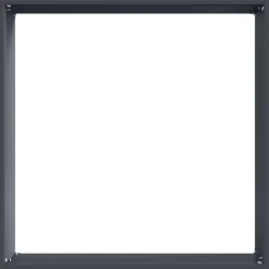 vidaXL Gazonrand 40 x 40 x 13 cm Staal Antraciet