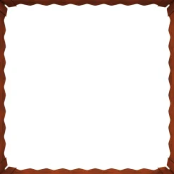 vidaXL Gazonrand 60 x 60 x 20 cm Staal Roestig