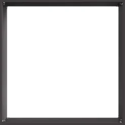 vidaXL Gazonrand 40 x 40 x 13 cm Staal Zwart