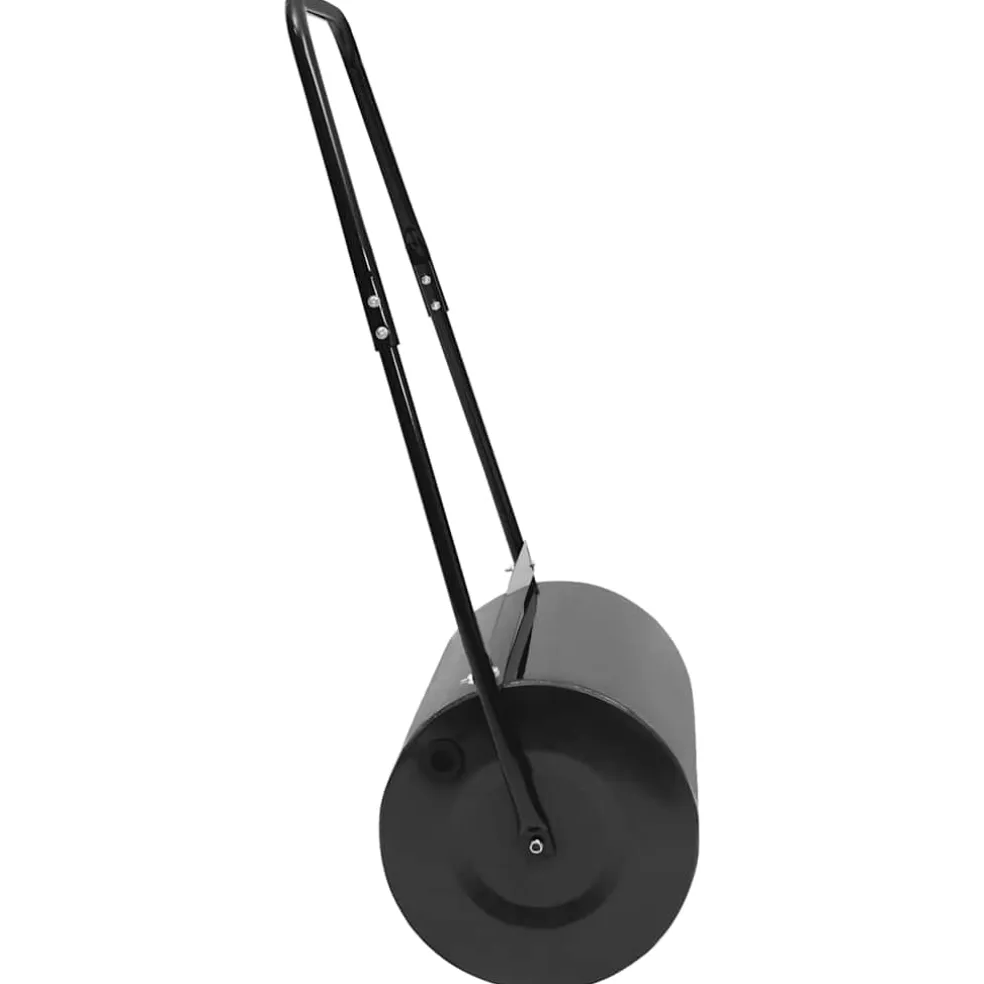 vidaXL Gazonroller 50 L 63 cm zwart