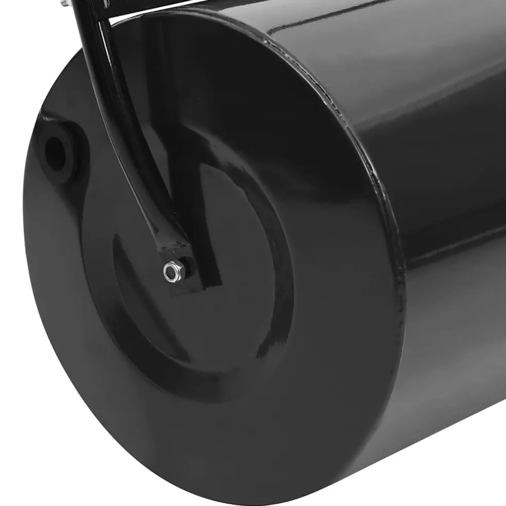 vidaXL Gazonroller 50 L 63 cm zwart