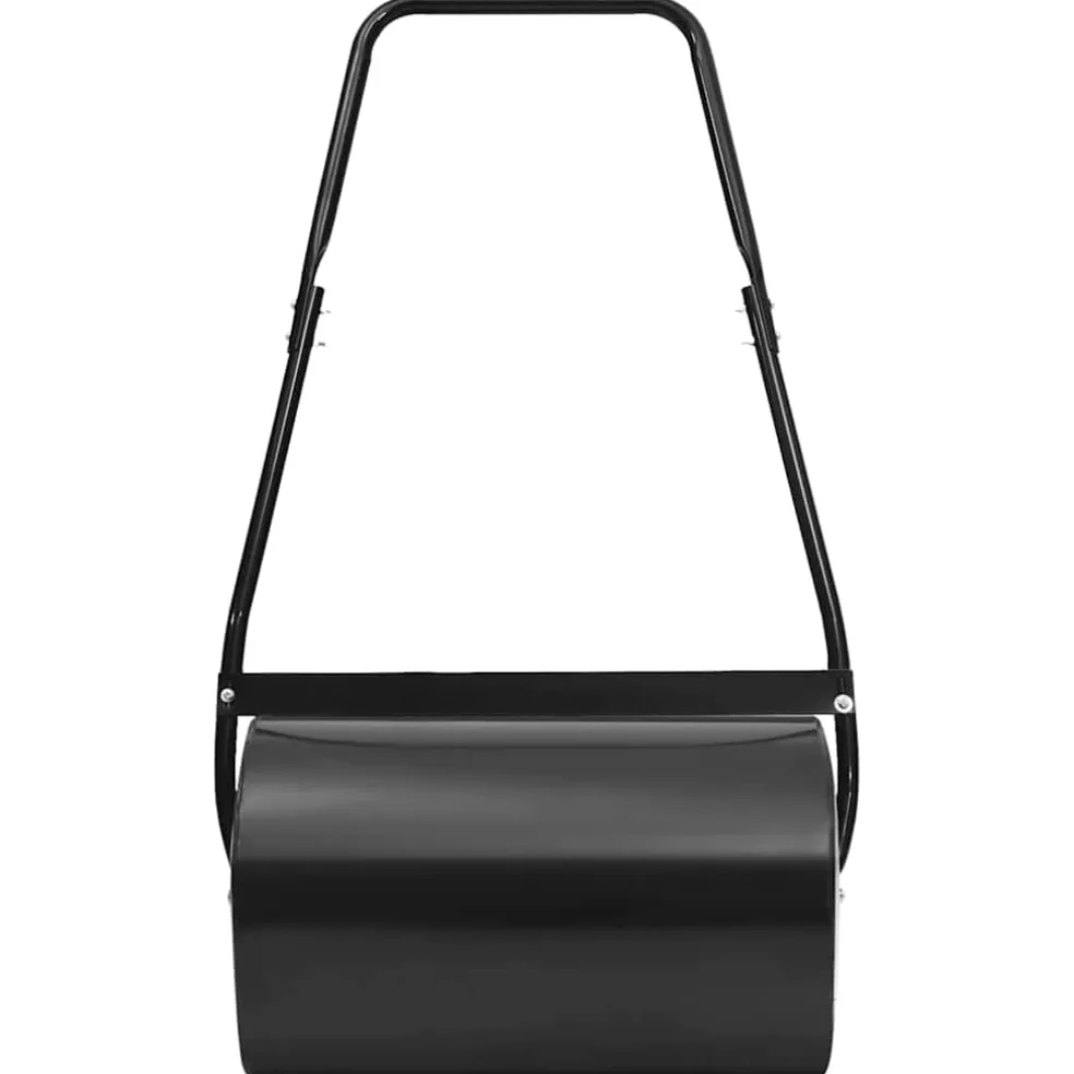 vidaXL Gazonroller 50 L 63 cm zwart