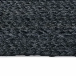 vidaXL Gebied Tapijt Donkergrijs 60 x 110 cm Jute