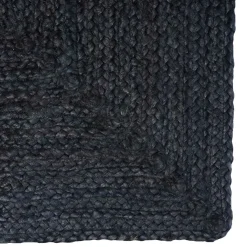 vidaXL Gebied Tapijt Donkergrijs 60 x 110 cm Jute