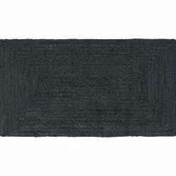 vidaXL Gebied Tapijt Donkergrijs 60 x 110 cm Jute
