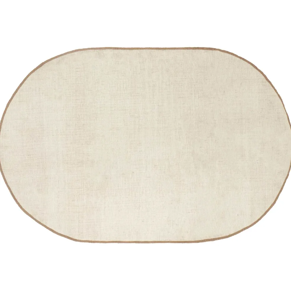 vidaXL Gebied Tapijt Naturel 100 x 152 cm Jute