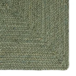 vidaXL Gebied Tapijt Olijfgroen 60 x 110 cm Jute