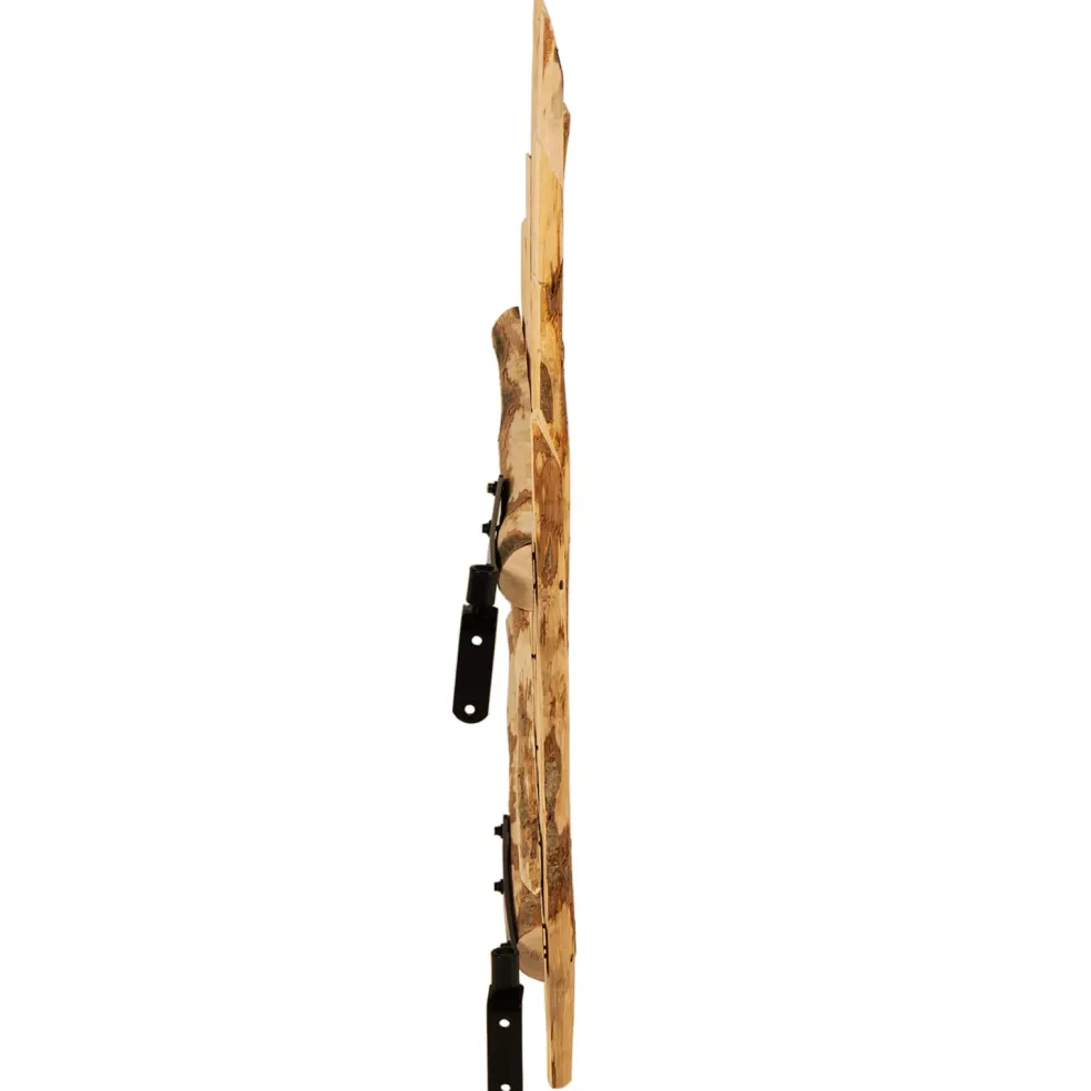 vidaXL Gebogen hekdeur 100 x 90 cm Geïmpregneerd Hazelhout Bruin