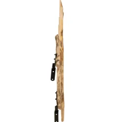 vidaXL Gebogen hekdeur 100 x 90 cm Geïmpregneerd Hazelhout Naturel