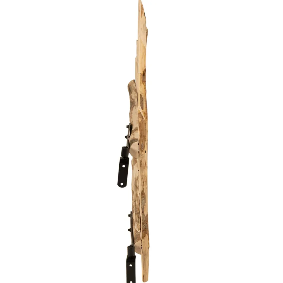 vidaXL Gebogen hekdeur 100 x 90 cm Geïmpregneerd Hazelhout Naturel