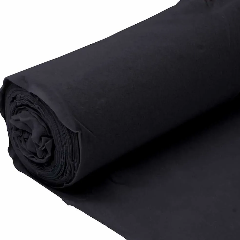 vidaXL Geotextielmembraan 1x10 m polyestervezel zwart
