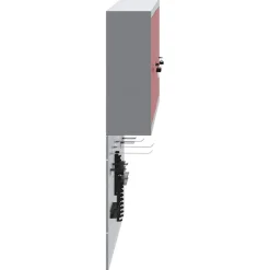 vidaXL Gereedschapskast set met plank 5 st Rood Gepoedercoat staal