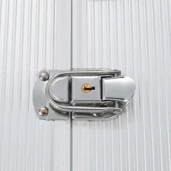 vidaXL Gereedschapskoffer 47x36x20 cm aluminium zilverkleurig