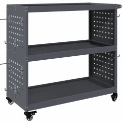 vidaXL Gereedschapswagen Antraciet 75 x 35 x 73 cm Koudgewalst staal