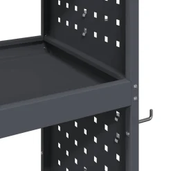 vidaXL Gereedschapswagen Antraciet 75 x 35 x 73 cm Koudgewalst staal