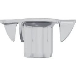 vidaXL Gestanste T-moer 2 st Zilver M6 mm Staal